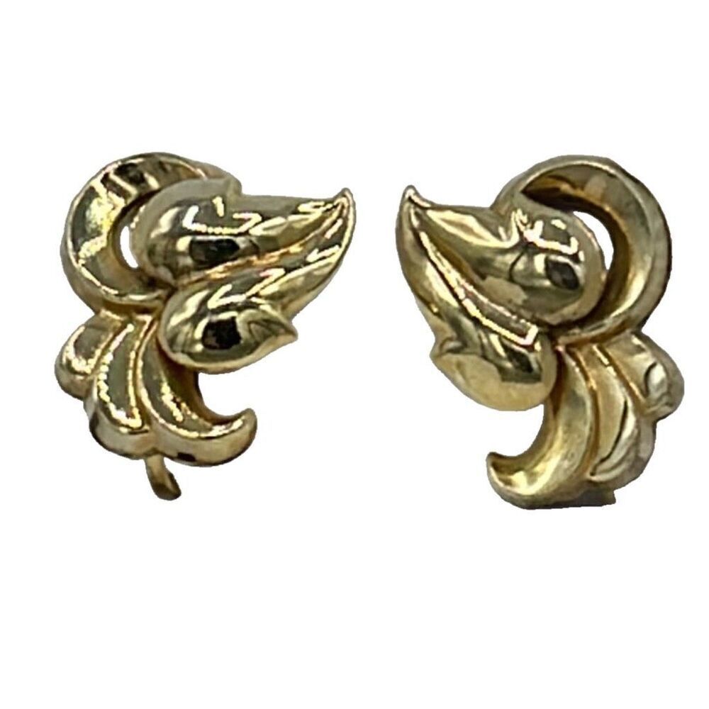 Vintage Carl Art screw back 12K GF earrings